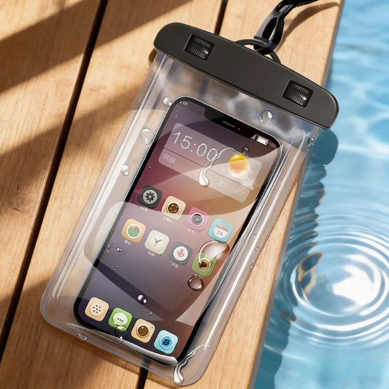 Universal Waterproof Phone Case for Swimming - Underwater Protector Pouch Cover Compatible with iPhone 11 12 13 14 15 16 pro - S Zpaxo