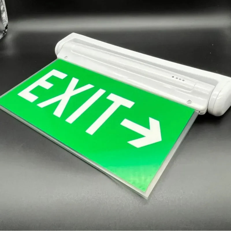 LED Emergency Exit Sign Light IP65 AC85-265V | 3Hr Backup Emergency Exit Light Zpaxo