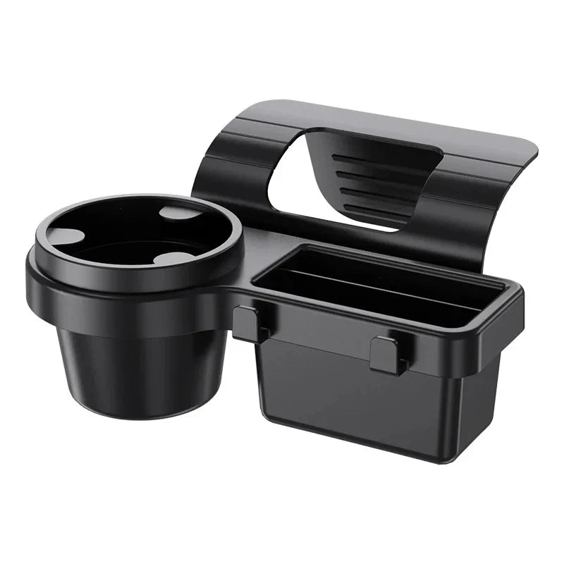 Car Cup Stand Phone Holder Mount Tray Side Door Window Storage Barrel