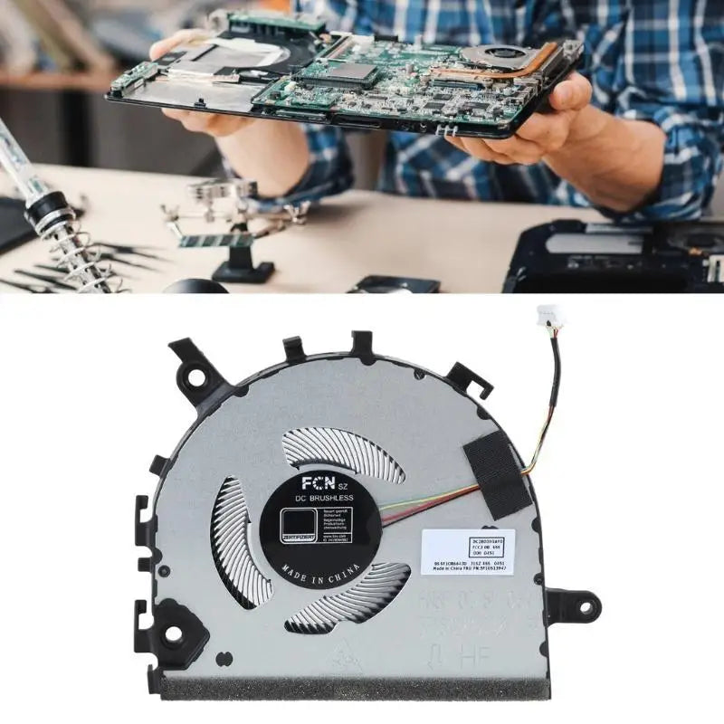 652F Laptop Cooling Fan Replacement for V14 S14 G3 Notebook CPU Fan Metal Built Zpaxo