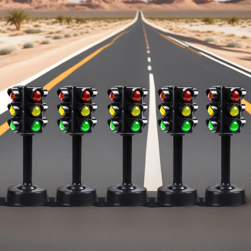 Creative Household Traffic Light Lighthouse Models Non-electric