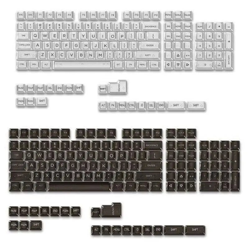 652F 132Keys Backlit Keycaps Translucents Backlits Crystal Keycap Zpaxo