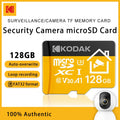 Kodak KI330 High Endurance Micro SD Card for Security Camera & Dash Cam 64G 128G 256G U3 V30 Memory Card Surveillance TF Card Zpaxo 128 GB