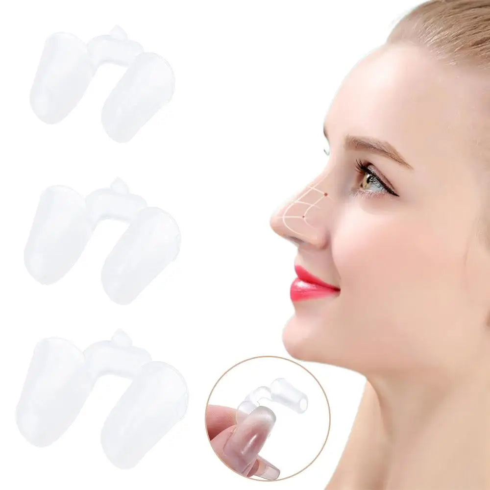 Postoperative Silica Gel Nose Clip Clear Silicone Shaping Nostril Support Shaping Rhinoplasty Adjust Zpaxo