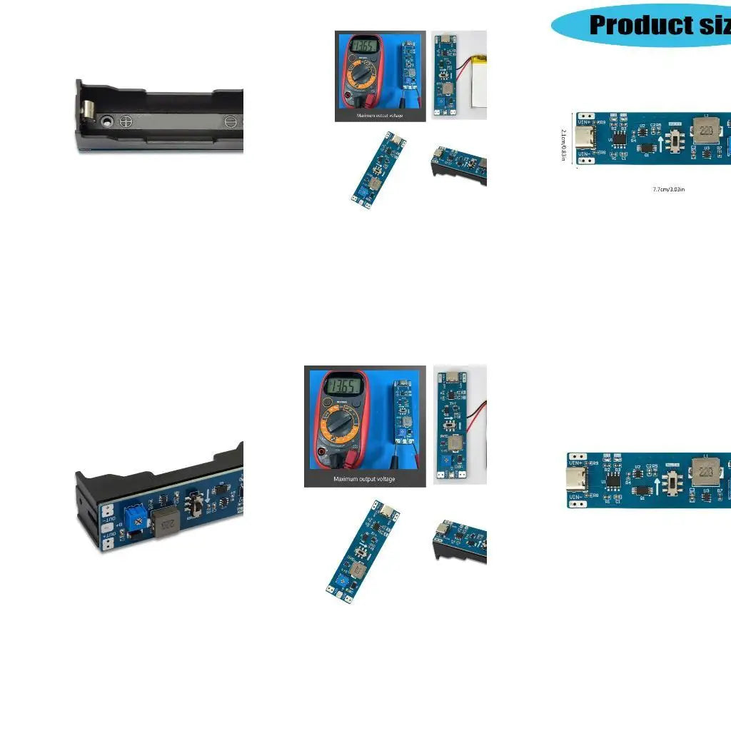 652F 3 7V 9V 12V C 18650 Battery Step Up Module UPS Uninterruptible Zpaxo