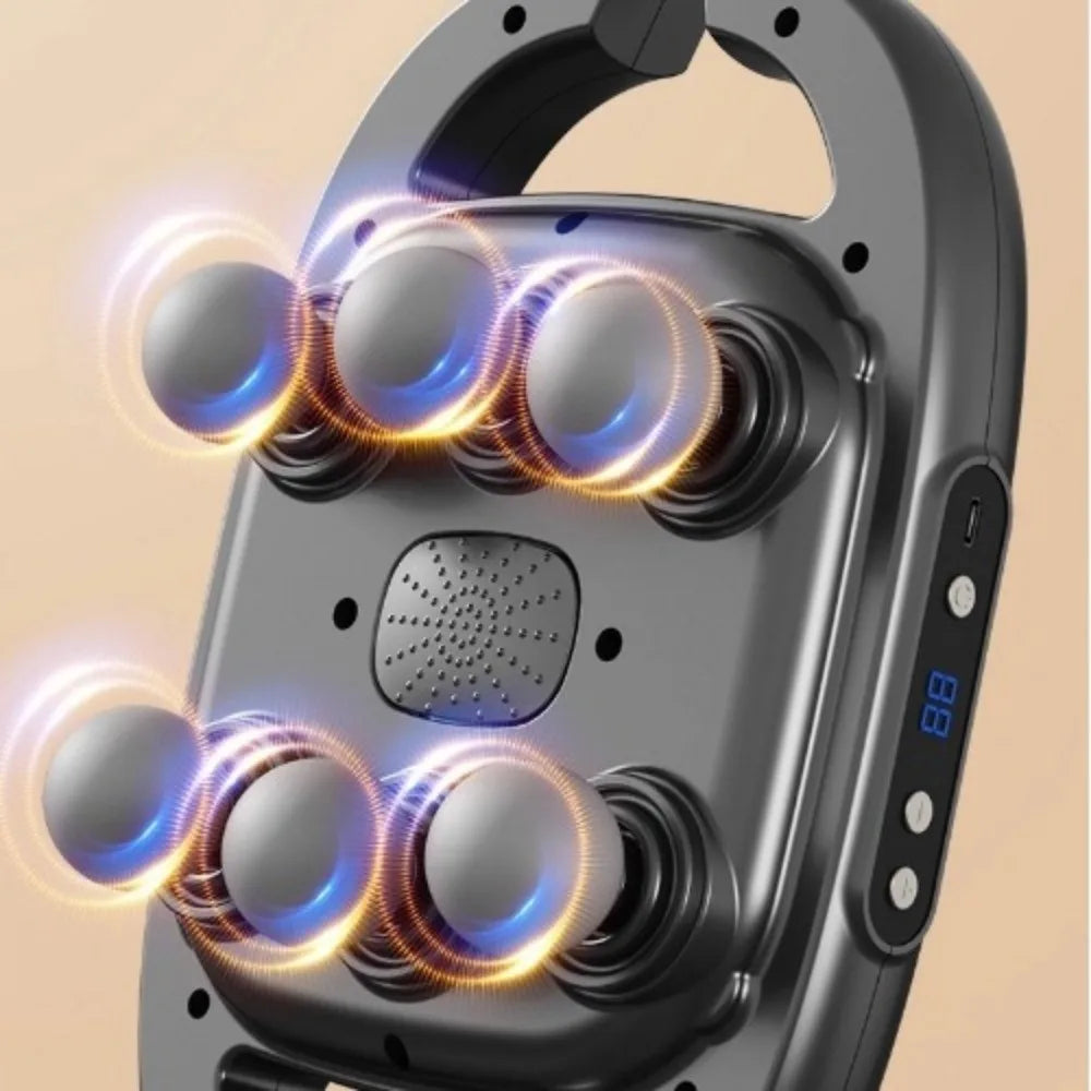 6-Heads Fascia Muscle Massager Professional Rechargeable Massage Zpaxo