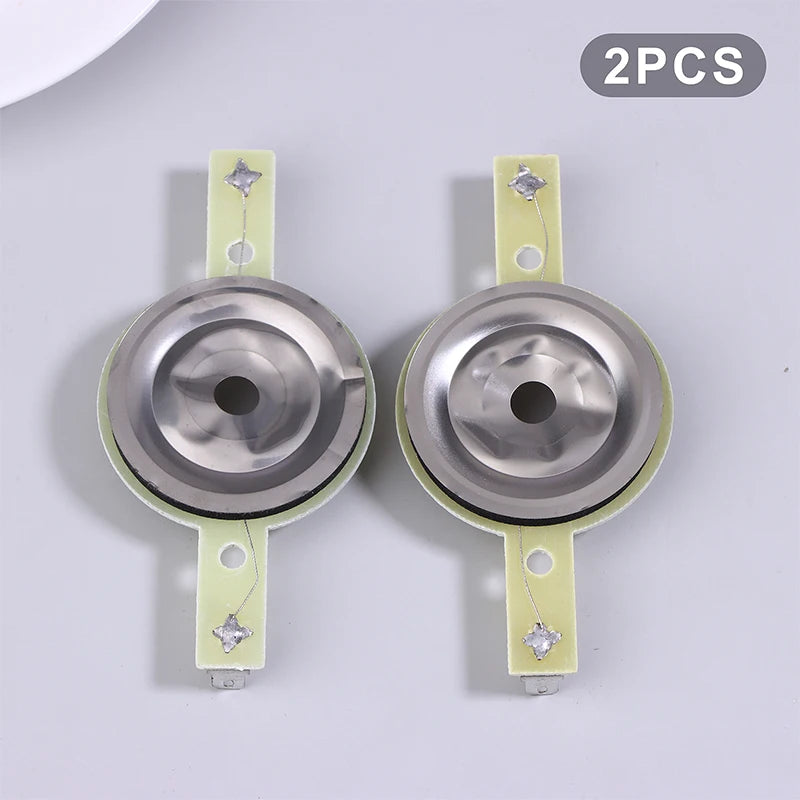 Tweeters Voice Coil Round Speaker Treble Horn Titanium Film Copper Zpaxo 2Pcs