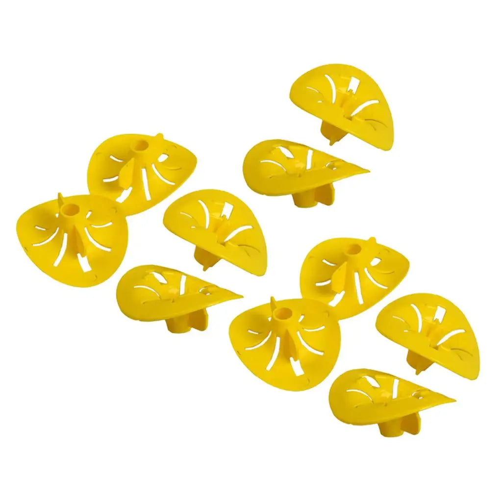 10Pcs / Set Reusable Home Garden Bee Trap Hornets Catcher Vespa Zpaxo Yellow