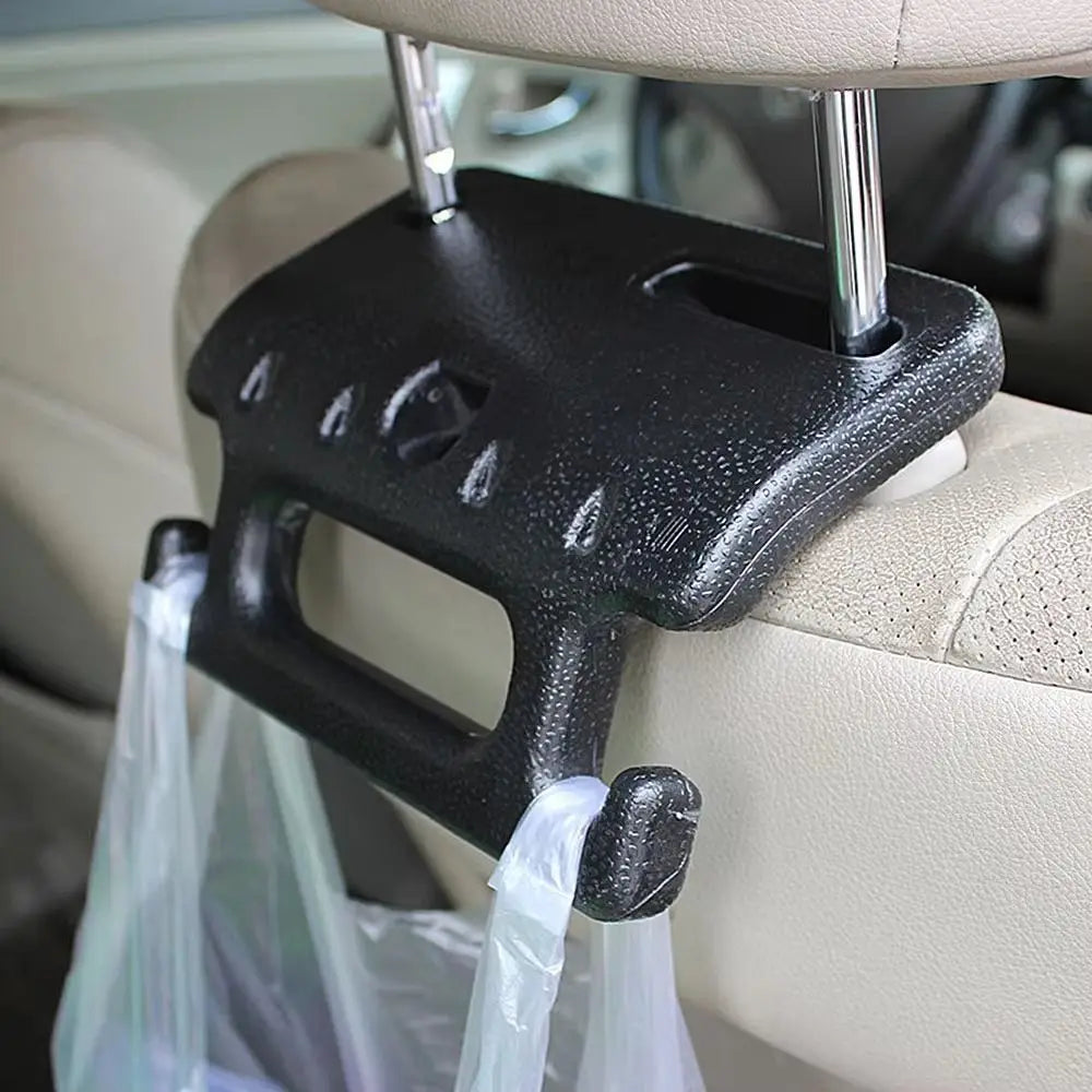 Multi-function Car Seat Back Hook Support Balance Universal Design Safety Handle Auto Storage Durable ABS Zpaxo