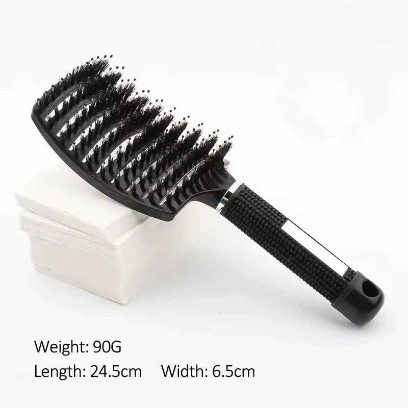 Anti-Static Detangling Hair Brush – Wet & Dry Massage Comb Detangling Hair Brush Zpaxo SZ01-Black
