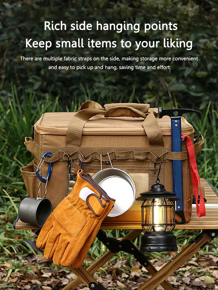 Camping Cooking Utensil Organizer Large Capacity Stove Storage Case