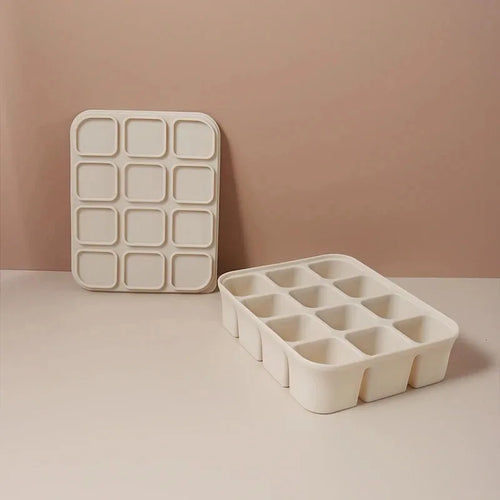 12-Grid Silicone Ice Cube Tray – Easy Release & BPA-Free Silicone Ice Tray Zpaxo