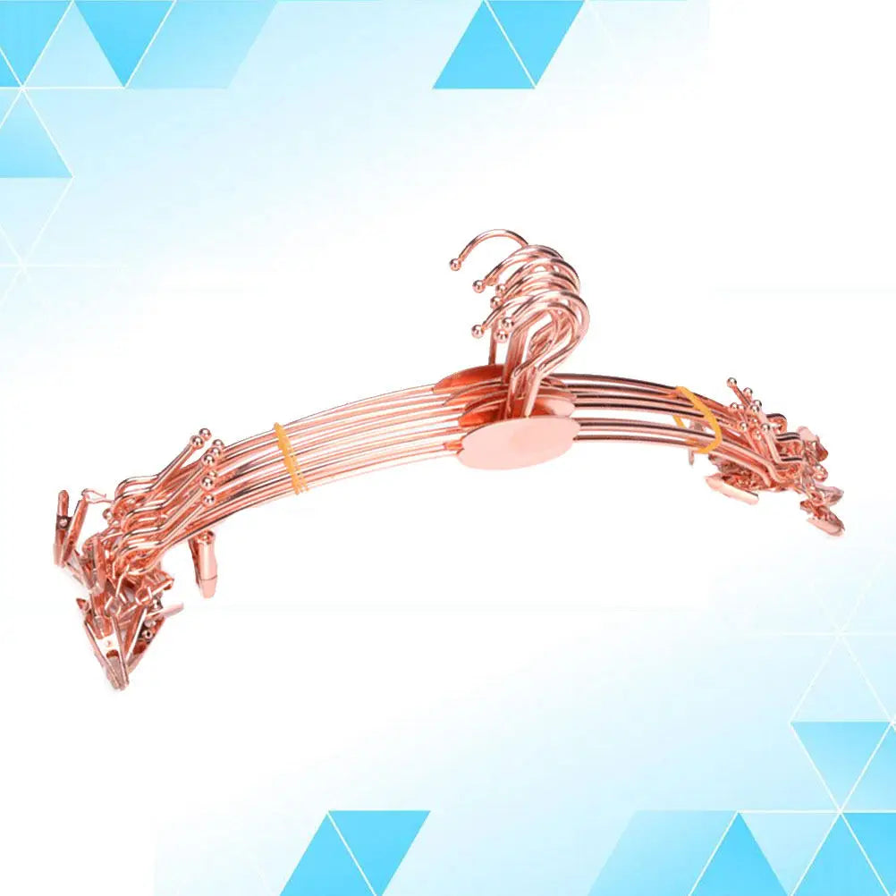 Chic Rose Gold Clip Hanger Premium Non-slip Underwear Bra Pants