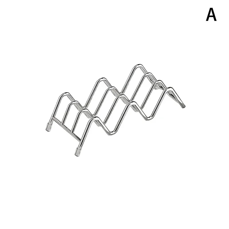 Stainless Steel W-shaped Soap Holder Space Saving Non-slip Storage Zpaxo A