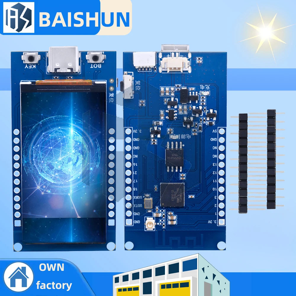 ESP32-S3 Development Board with 1.9-Inch ST7789 LCD: WiFi, Bluetooth 5.0 & 170×320 Resolution Zpaxo