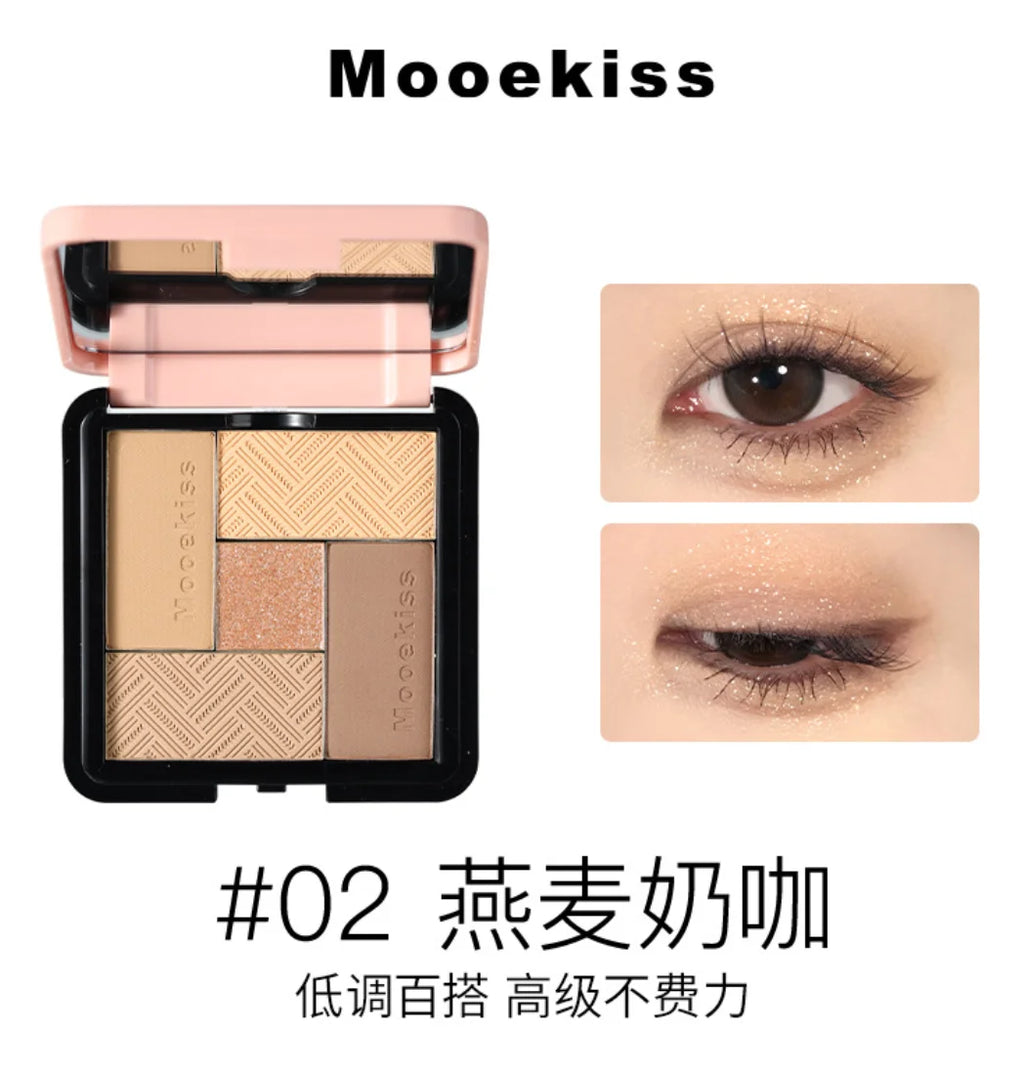 Mooekiss Eyeshadow Palette Multiple Colors One Palette Multipurpose 8.5g Makeup Cosmetics Zpaxo 02