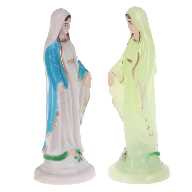 Catholic Mary Statue Handmade Virgin Jesus Home Decor Zpaxo