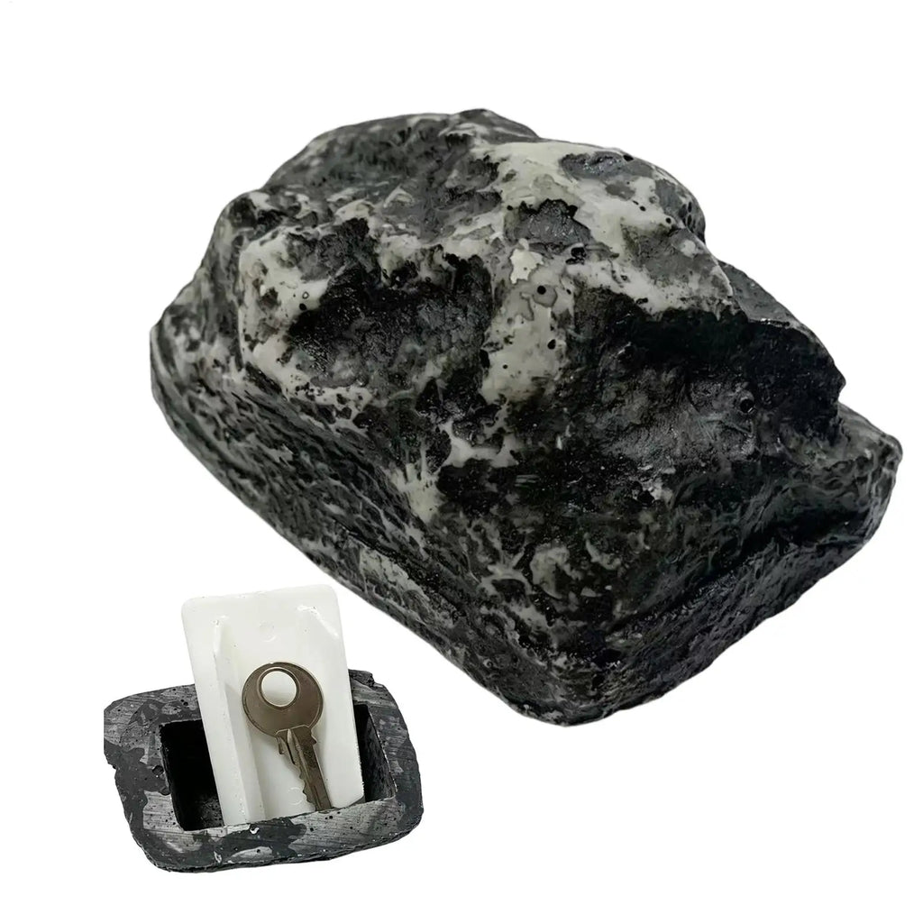 Key Rock Secret Storage Box Waterproof Faux Hide Holder Outdoor