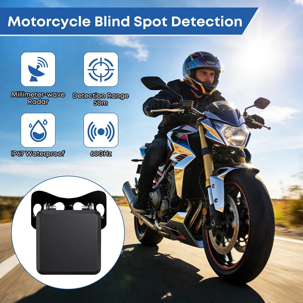 60Ghz Millimeter Motorcycle Blind Spot Detection System Wave Radar