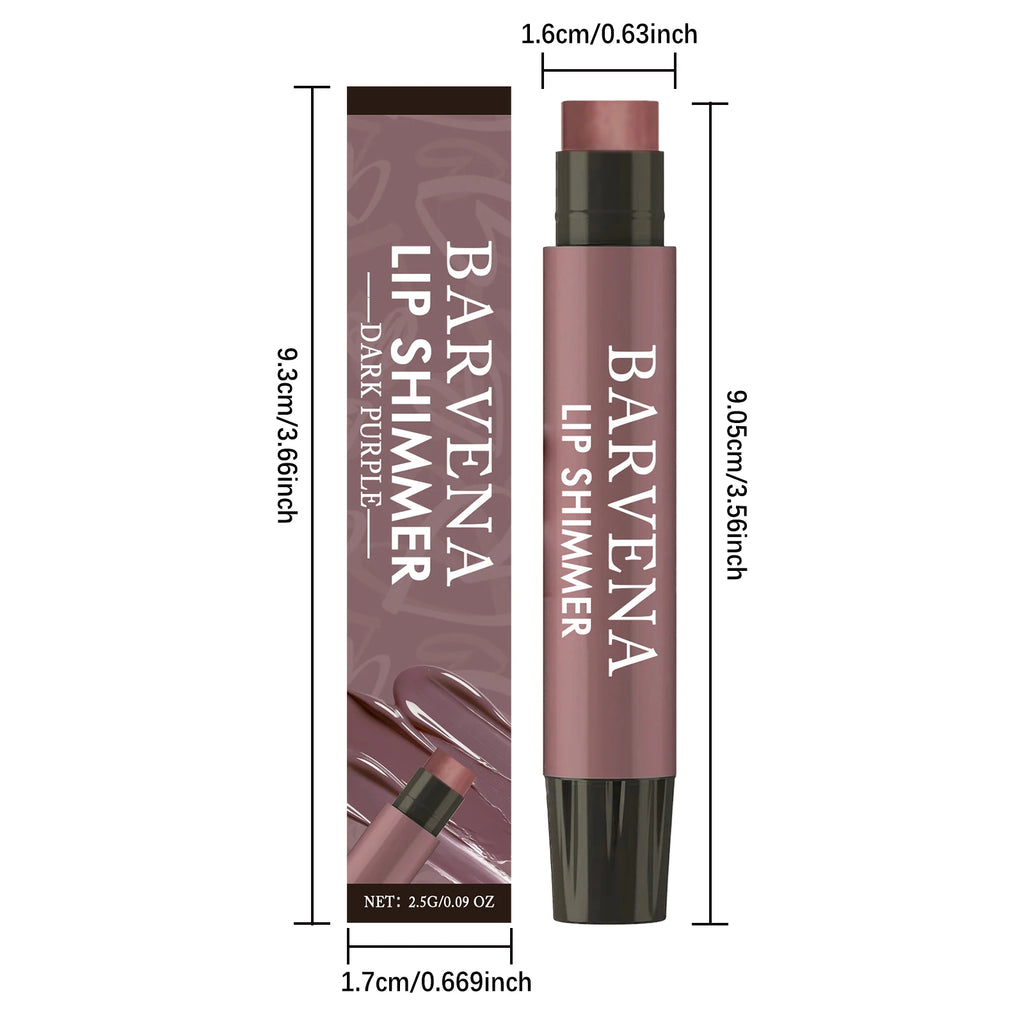Dark Purple Tinted Lip Balm Stick – Moisturizing Shimmer Gloss Tinted Lip Balm Zpaxo