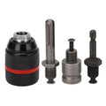 Keyless Metal Drill Chuck Lock Ratchet Self-locking 1 2-20UNF Thread Zpaxo A2