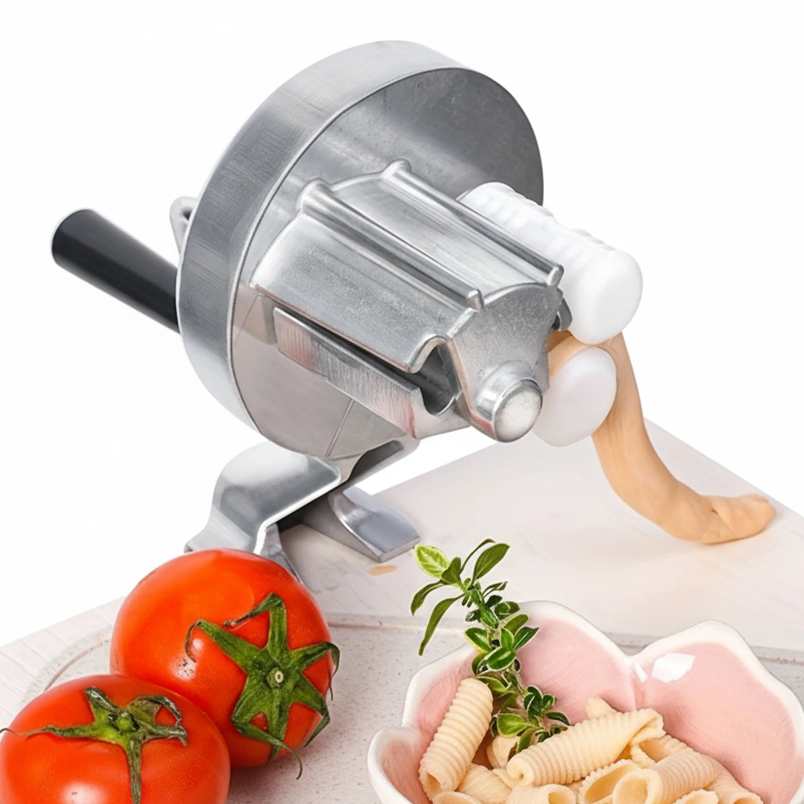 Manual Cavatelli Maker Machine Hand Crank Gnocchi Maker for Authentic Italian Pasta Zpaxo