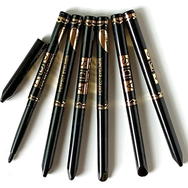1 2 5 Waterproof Sweat-proof Black Eyeliner Pencil Eye Liner Gel Pen Zpaxo