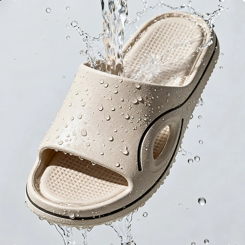Women's Home Slippers Open Toe Quick Drying Shoes Indoor Outdoor