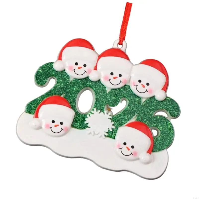 Handmade Snowman Couple Holiday Decoration Resin Materials Decorative