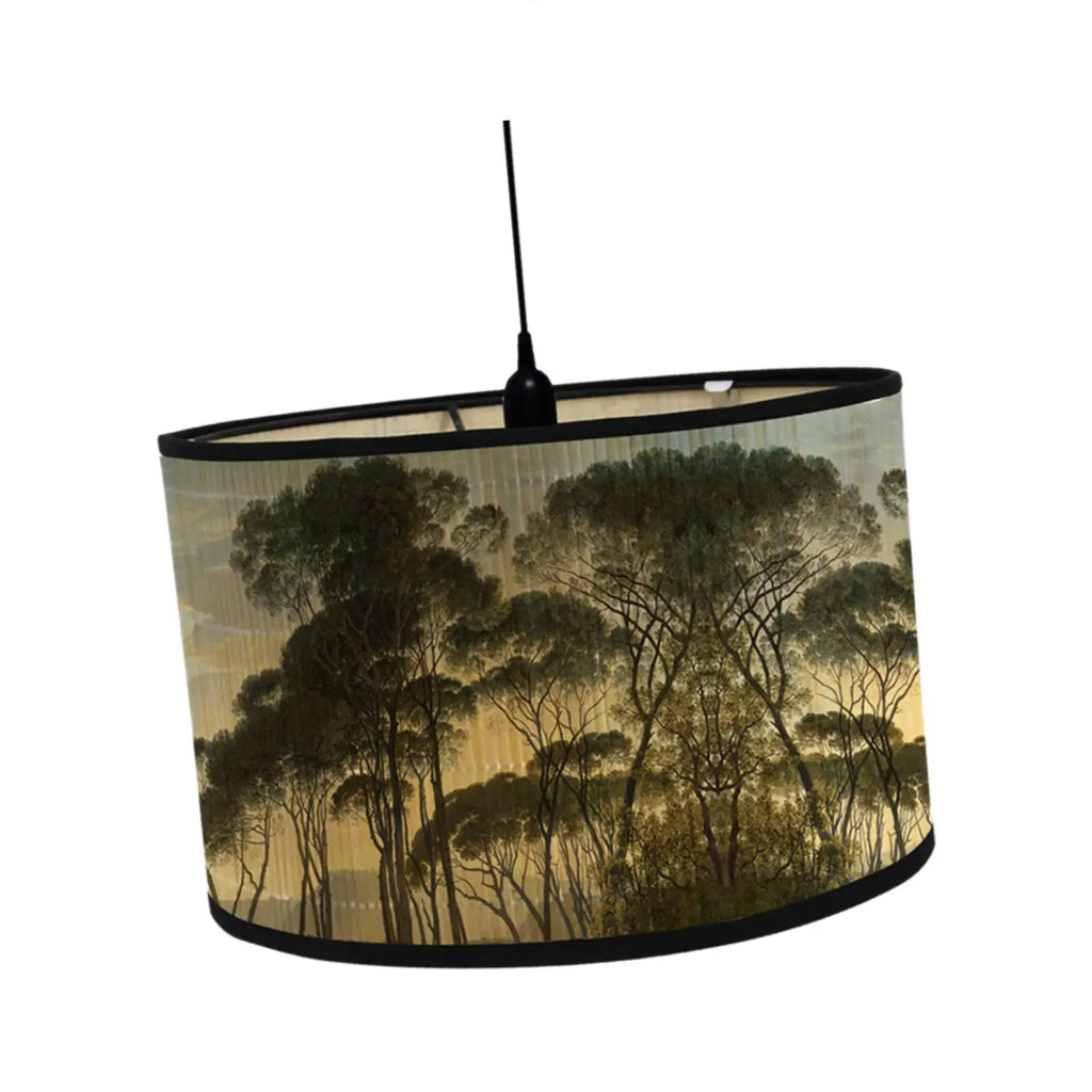 Drum Print Lamp Shade Light Cover 11 8x11 8x8 Inch E27 Bamboo Zpaxo