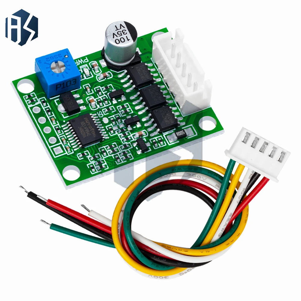 6-20V DC 60W BLDC Motor Driver Board Speed Controller 3-Phase Zpaxo