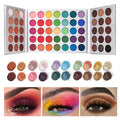 65-Color Eyeshadow Palette Makeup-high Pigmented Eye Make Up Tool Zpaxo 65 silver colors