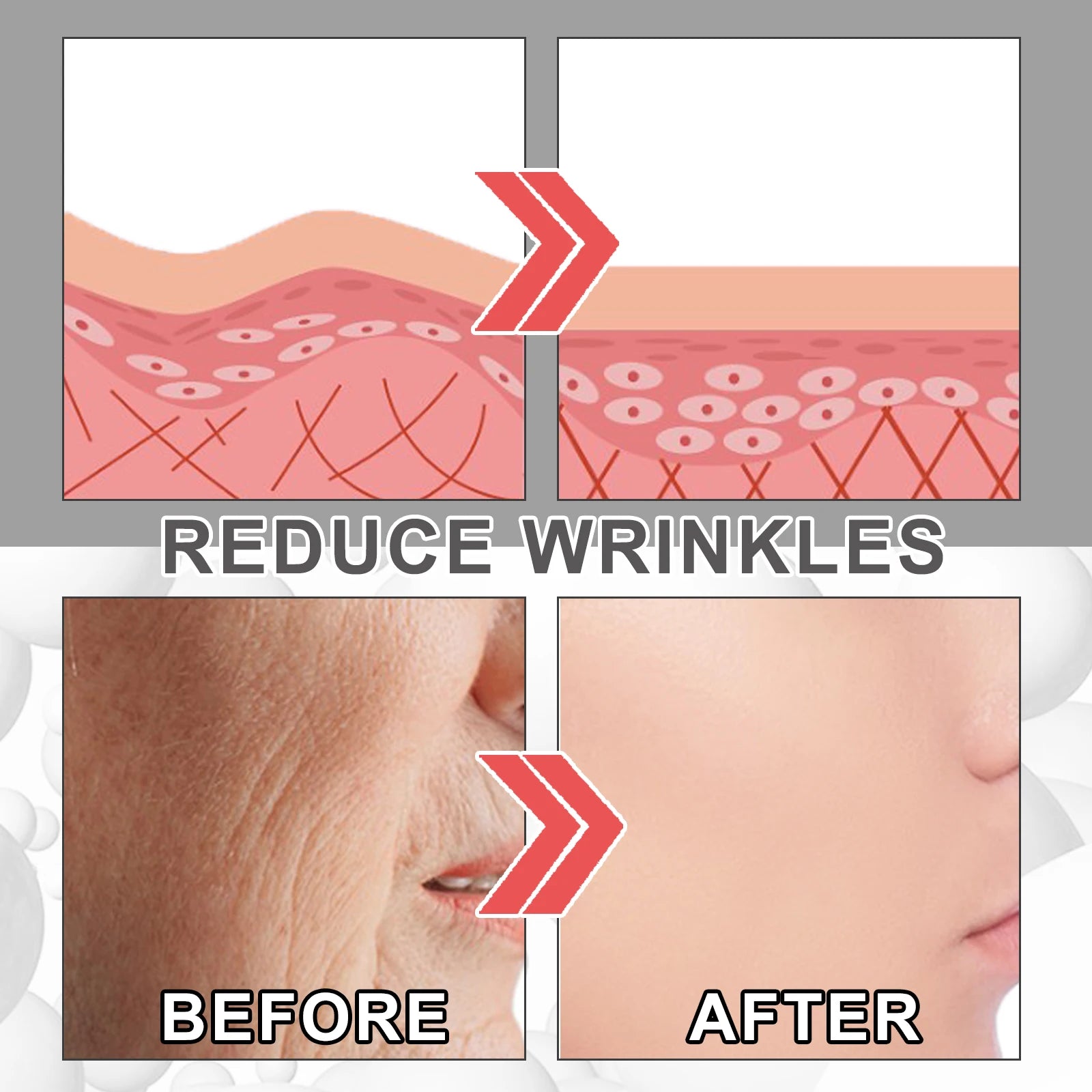 Collagen Face Cream Anti Aging Wrinkle Reduction Moisturizer for Women Firming & Lifting Cream to Brighten Skin Ton 30ml Zpaxo