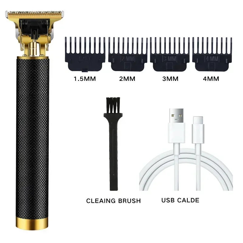 2026 Electric Hair Cutting Machine Vintage T9 Clipper Rechargeable