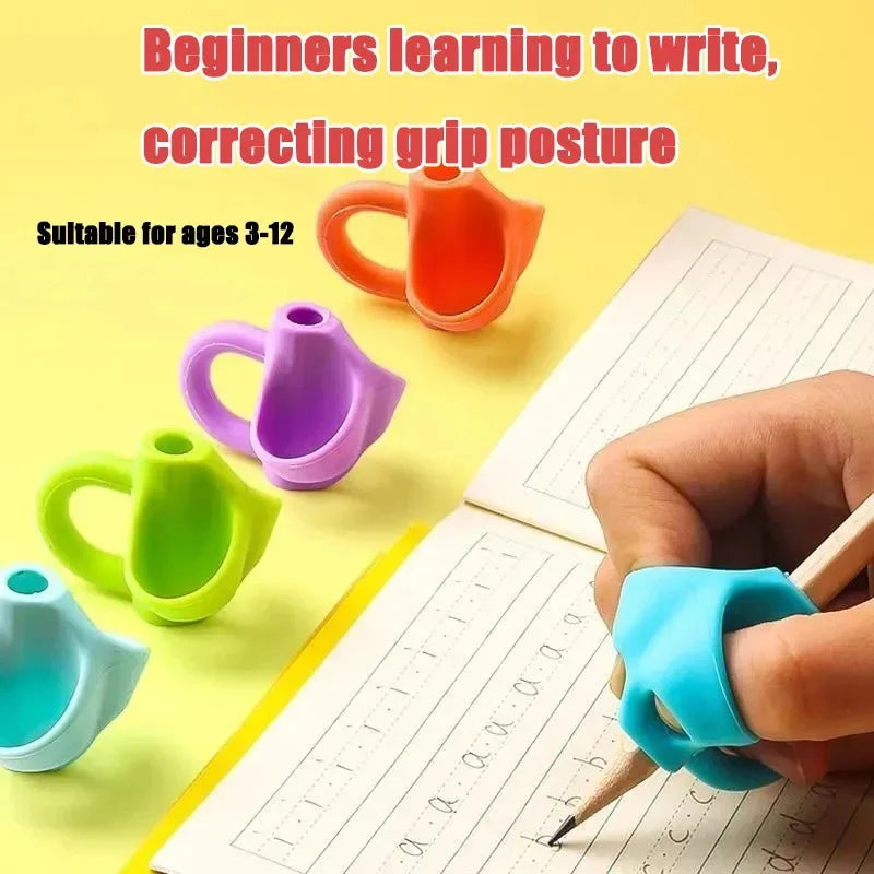 Kids Silicone Pencil Grips – Ergonomic Writing Aid 5/30 Pack