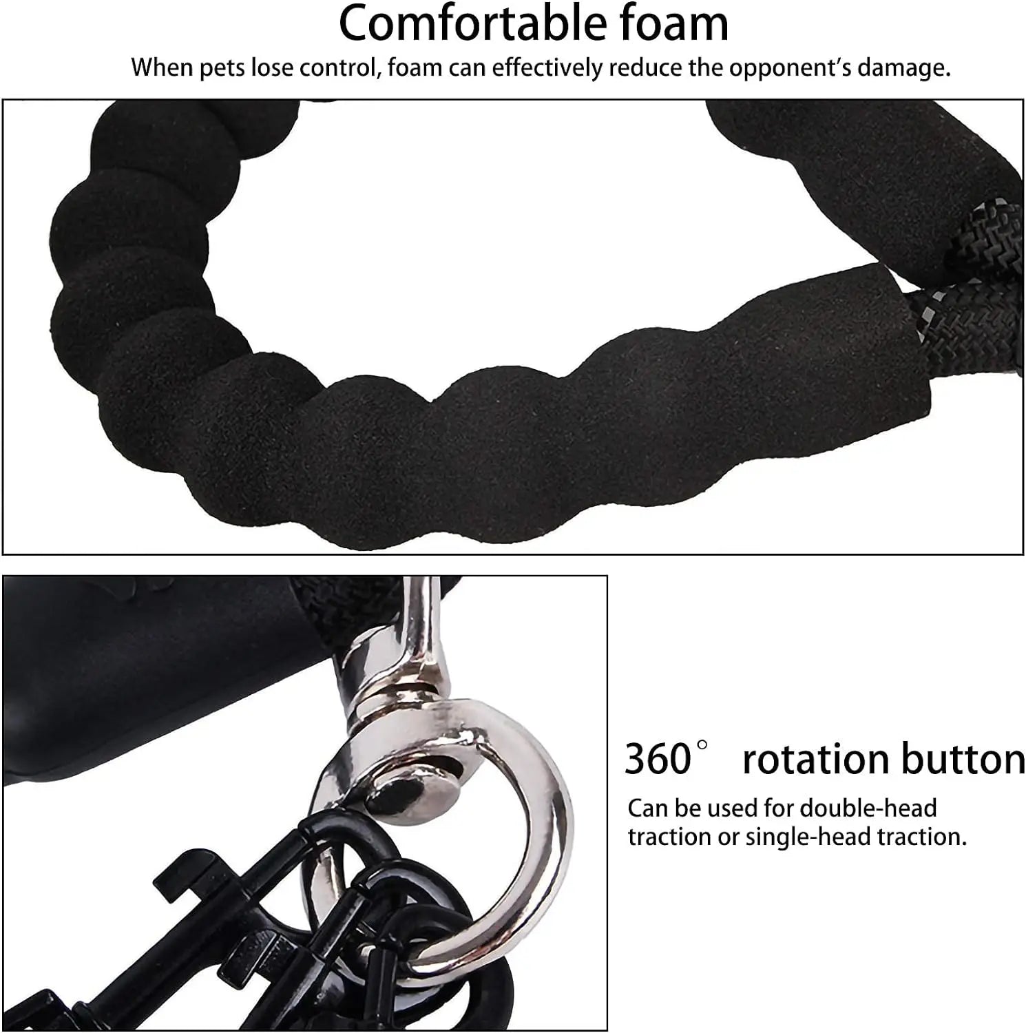 4-Dog Tangle-Free Leash – Detachable Lines & Comfort Grip