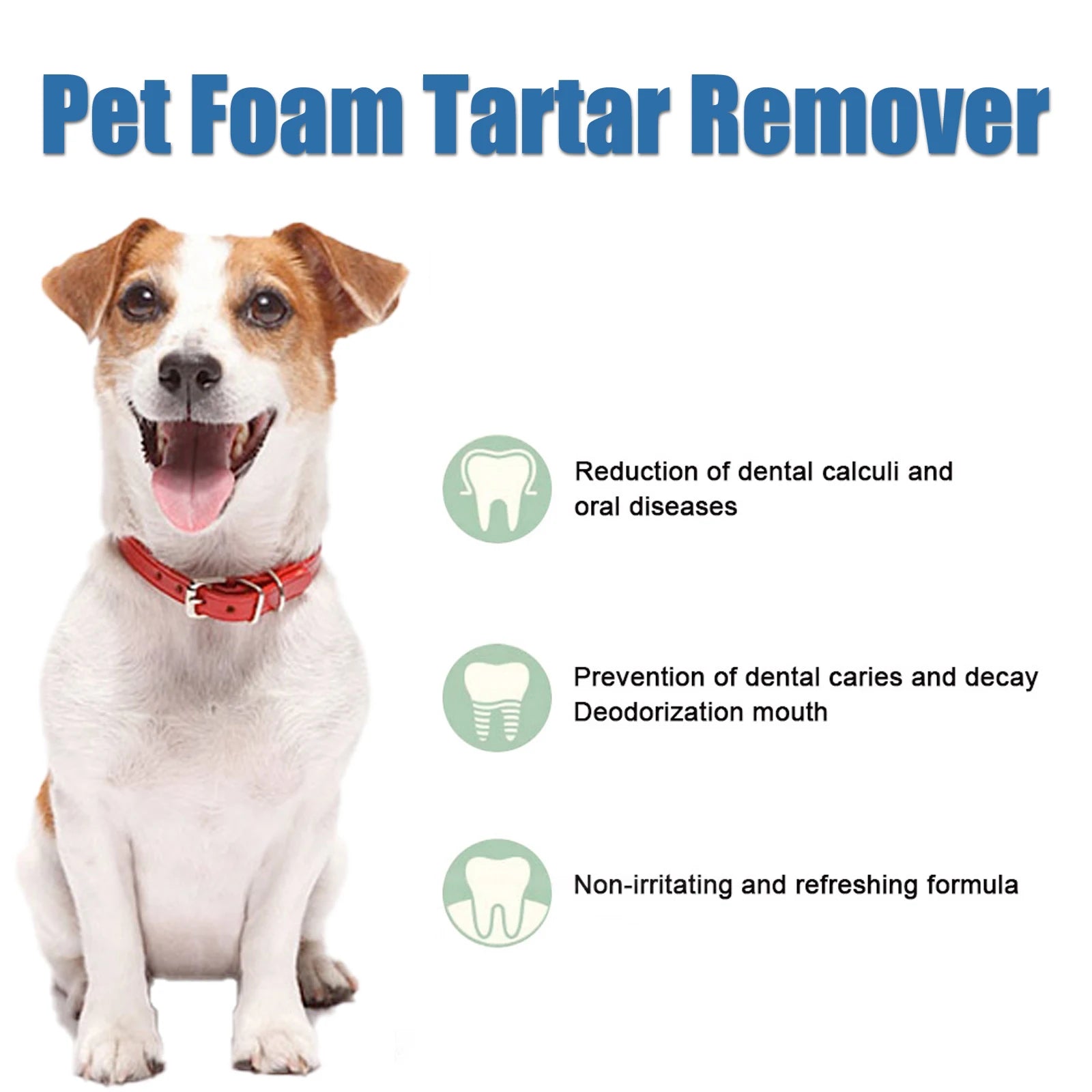 Yegbong Pet Oral Foam – Tartar Remover & Fresh Breath Cleaner Pet Dental Foam Zpaxo