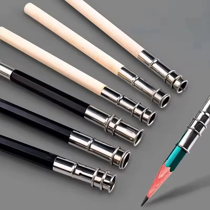 Dual-Headed Adjustable Pencil Extender for Art & Sketching