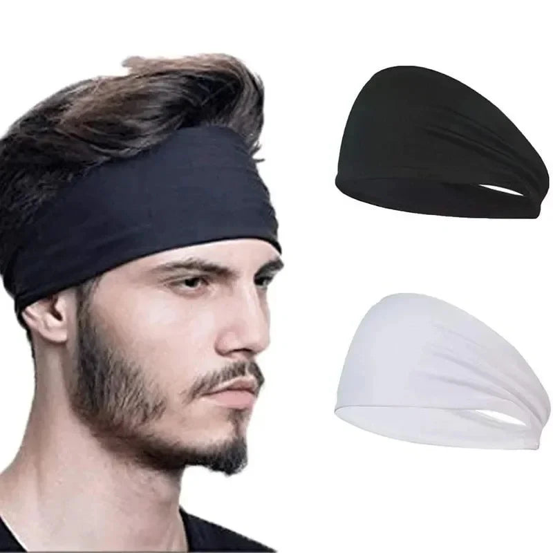 Elastic Sport Sweatband Headbands for Men & Women | 1–8 Pack