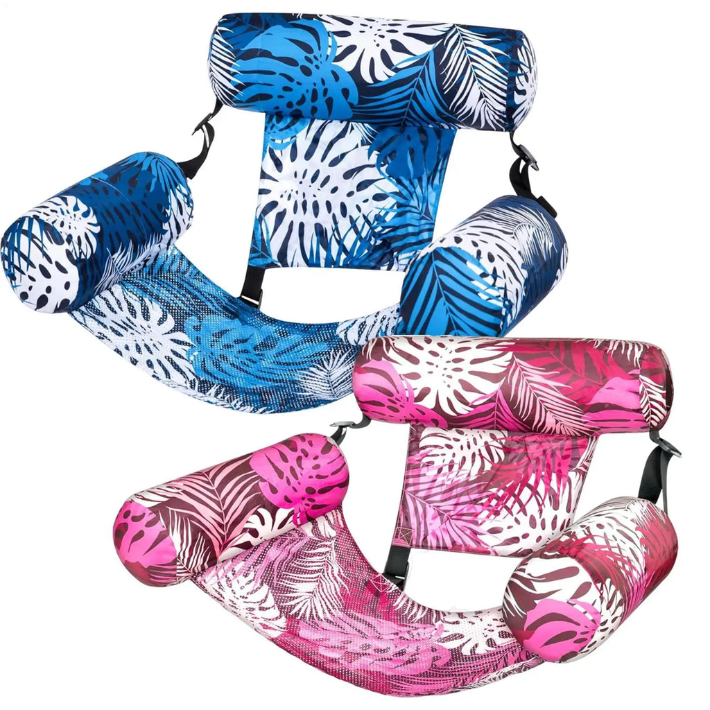 Inflatable Pool Hammock Chair Floating Water Lounge Bed Foldable