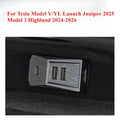 Tesla Model Y Juniper & Model 3 Highland Glovebox USB Hub