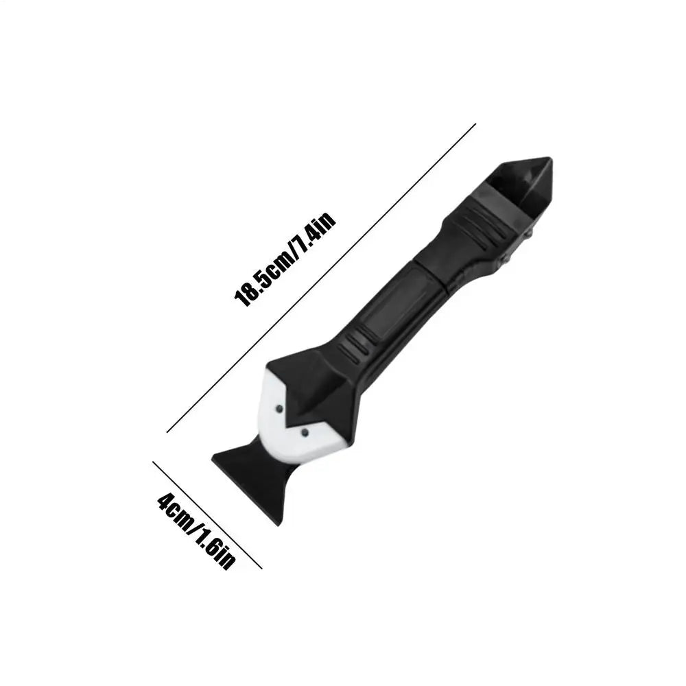 Silicone Caulking Tool Kit – Caulk Remover & Sealant Spatula Caulking Hand Tool Zpaxo Black 1PC