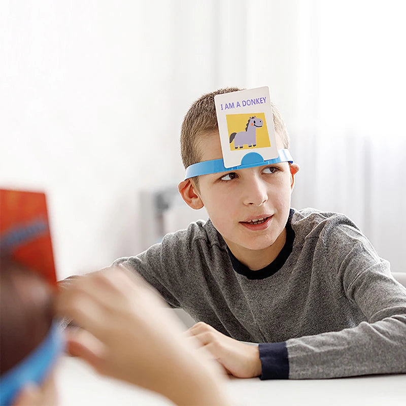 Headband Quick Question Game Cosplay Props Classroom Family Party Board Games Educational Toys Zpaxo