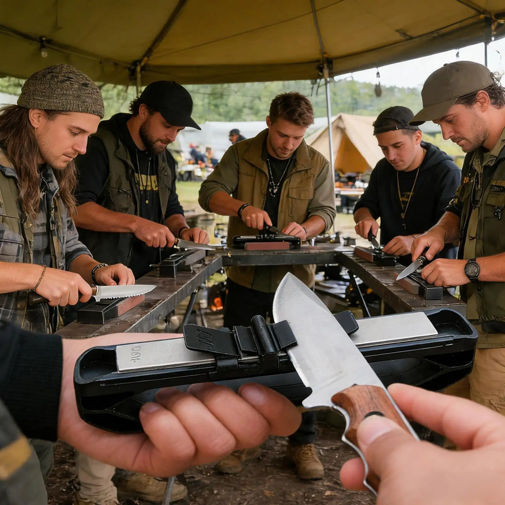 Handheld Knives Sharpener Angle Guided Outdoor Sharpening Supplies