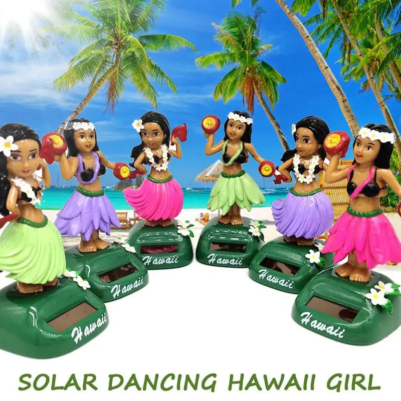 Hawaii Girl Dashboard Doll Hawaii Shaking Head Girl Dancer Solar Dancing Figure Ornament For Home Desktop Decoration Zpaxo