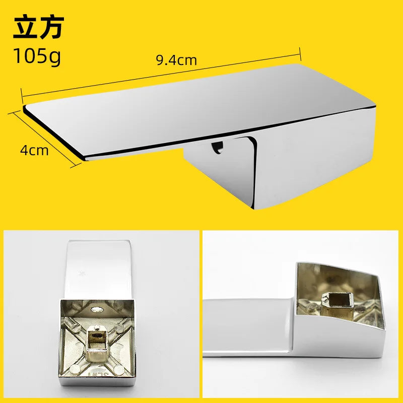 Faucet Handle Replacement Stainless Steel Bathroom Cold Basin Shower Zpaxo E