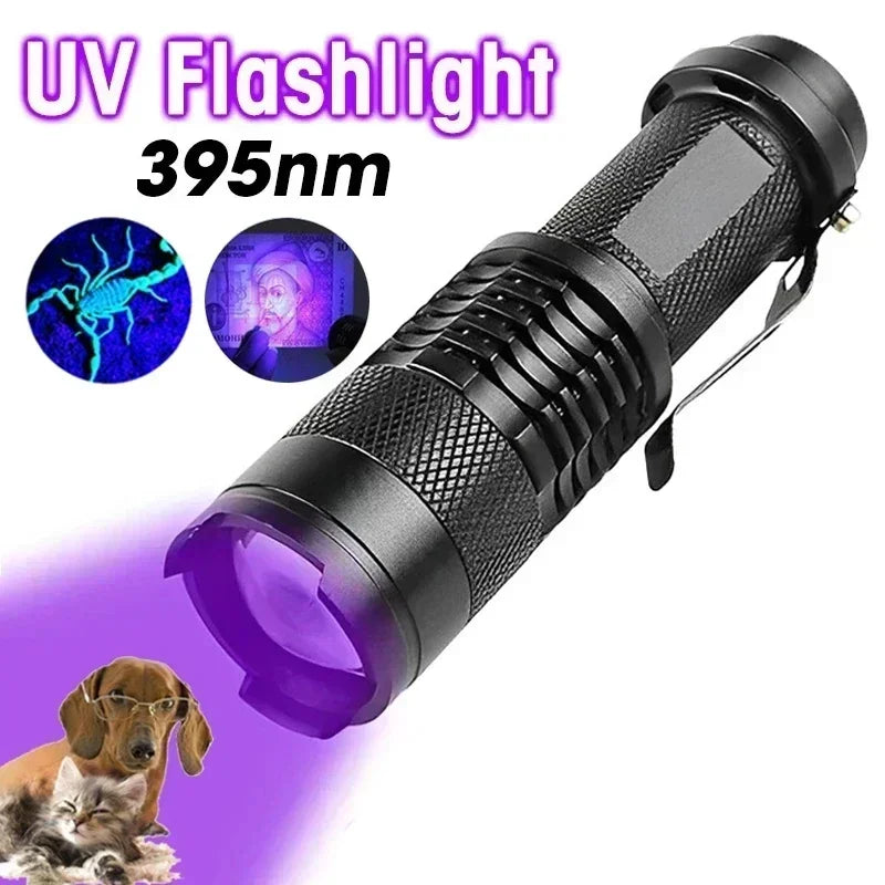 395nm UV Black Light Flashlight – Pet Stain & Scorpion Detector