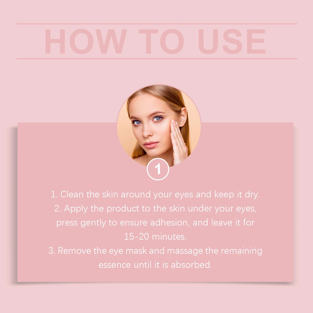 Hyaluronic Acid Eye Masks – Dark Circles & Puffiness (6 Pairs) Eye Mask Patches Zpaxo