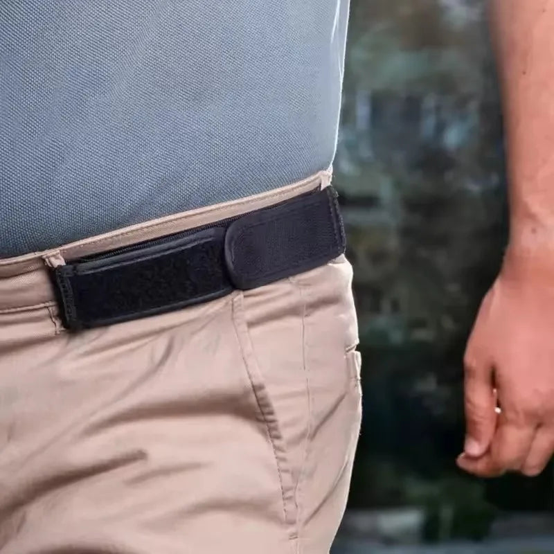 Unisex No-buckle Elastic Belt Adjustable Invisible Casual Versatile