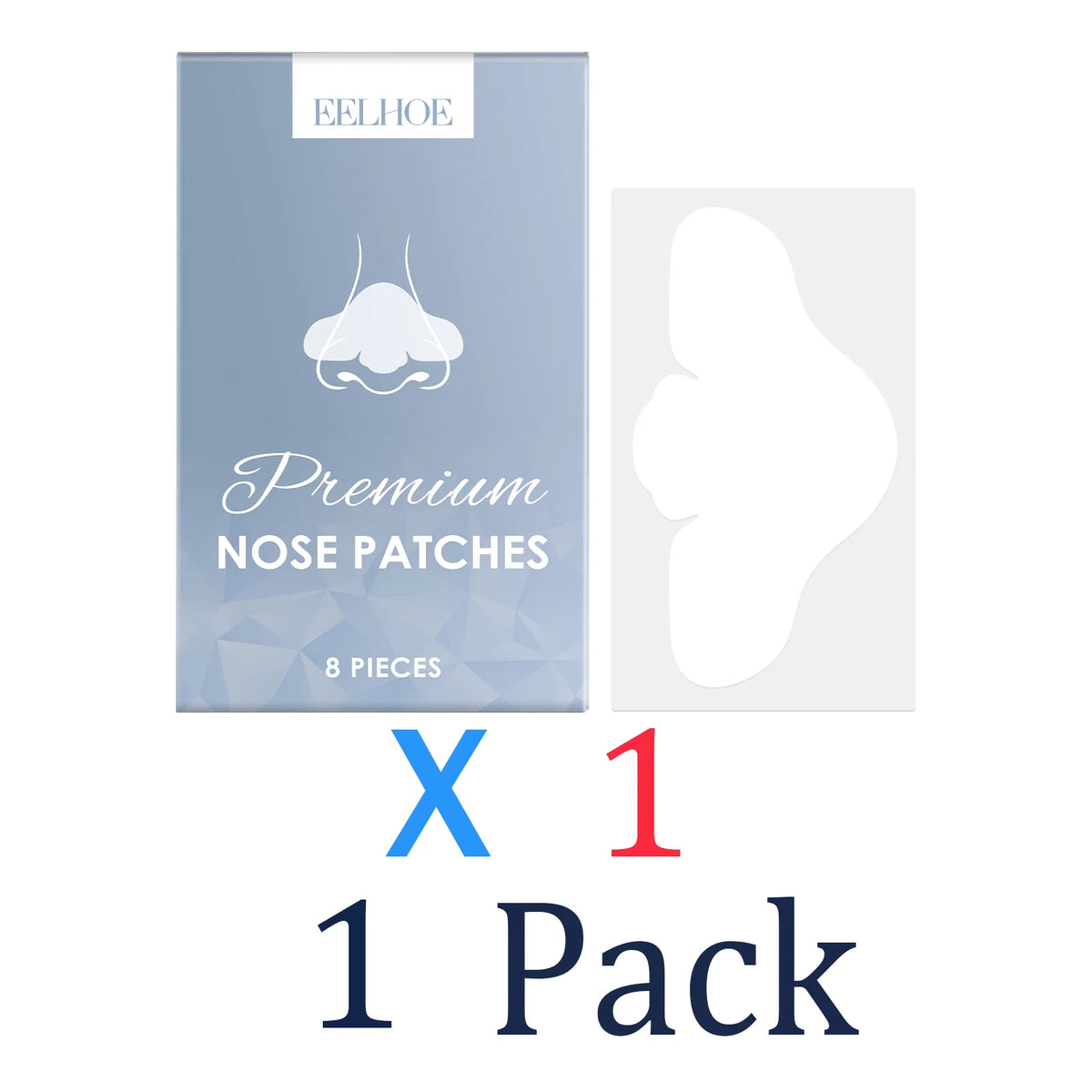 8 Pcs Gentle & Nourishing Nose Pore Strips Deep Cleansing for Sensitive Skin Oil Control & Smoothing Face Mask Winter Skincare Zpaxo 1 Pack